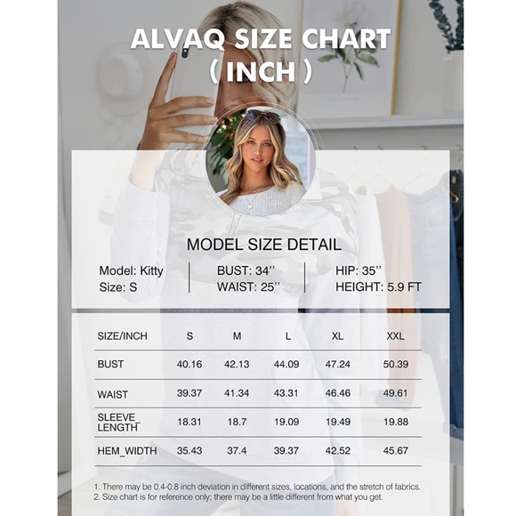 AlvaQ Sweatshirt Casual Long Sleeve Quarter Zip Color Block Floral Pullover S - Picture 16 of 16